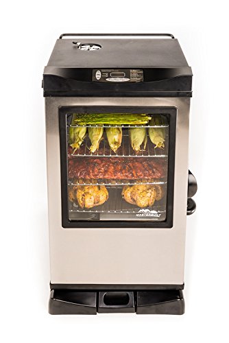 Masterbuilt 20077615 Digital Electric Smoker with Window and Bonus Pack, 30"