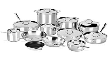 All-Clad 21-piece d3 Stainless Cookware Set