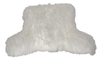 Brentwood Originals Angora Fur Back Rest Ivory,