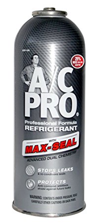 A/C PRO (ACP-105) PRO Professional Formula R-134a Ultra Synthetic Air Conditioning Refrigerant with Advanced Leak Sealer - 12 oz.