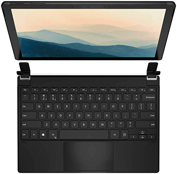 Brydge 12.3 Pro  Wireless Keyboard with Precision Touchpad | Compatible with Microsoft Surface Pro 7, 6, 5 & 4 | Designed for Surface | (Black)
