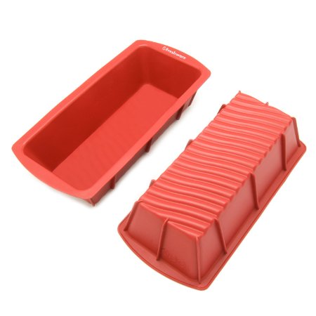 Freshware CB-103M 9-inch Medium Silicone Mold/Loaf Pan for Soap and Bread - 1 PC