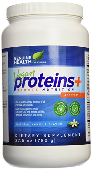 Genuine Health Vegan Proteins  (Vanilla)