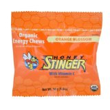 Honey Stinger Orange Blossom Organic  Energy Chews 18-Ounce Bags Pack of 12