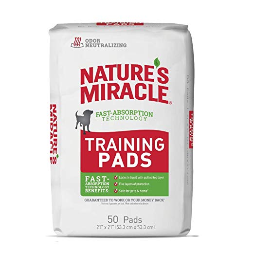 Nature's Miracle Puppy Pads, Puppy Training Pads with Fast Absorption Technology