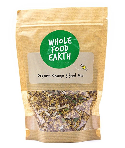 Wholefood Earth: Organic Omega 4 Seed Mix 1kg | Raw | GMO Free