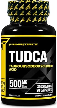 Primaforce TUDCA (Tauroursodeoxycholic Acid) 30 Servings, 500mg Tudca Per Serving | Premium Quality Bile Salts - Gluten Free, Non-GMO Supplement