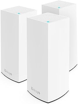 Linksys Atlas Pro 6 WiFi Mesh routers with 5.4 Gbps (AXE5400) Speed | Whole Home Coverage up to 10,800 sq ft | Connect 120  Devices | 4 Pack