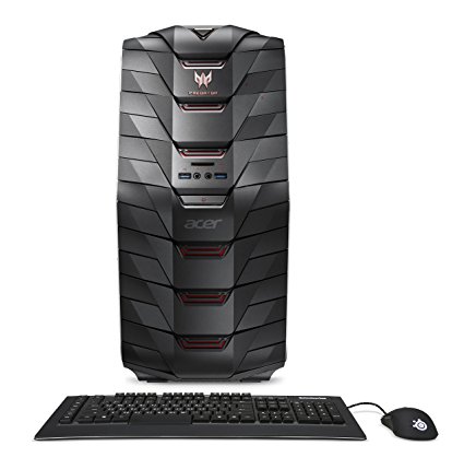 Acer Predator Desktop, Intel Core i7, GeForce GTX 1070, 16GB DDR4, 256GB SSD, 1TB HDD, Win 10, AG6-710-70015