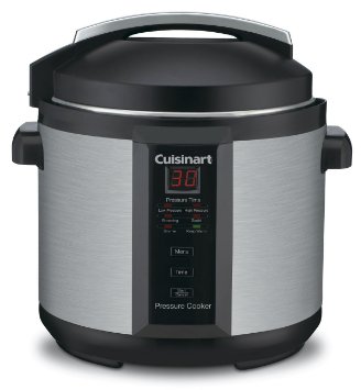 Cuisinart EPC-1200PC 6-Quart Electric Pressure Cooker, Brushed Stainless and Matte Black - Club Model