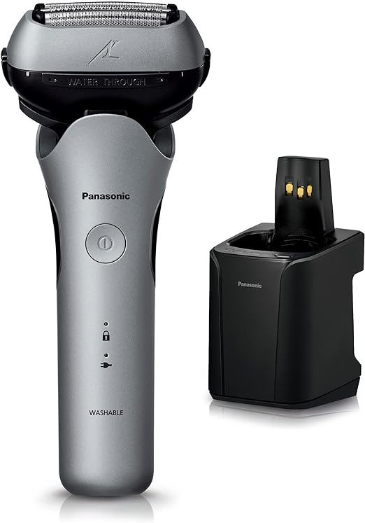 Panasonic ES-LT8Q-S Men's Shaver LAMDASH 3 Blades with Fully Automatic Cleaning Charger top Grade Silver Japan Import 2023 Model