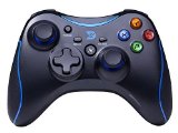 Zhidong N Full Vibration Feedback USB Wired Controller Gamepad Joystick For Windows XP7881 and Android and PS3 - Xbox360 Style BlackampBlue - Not support the Xbox 360