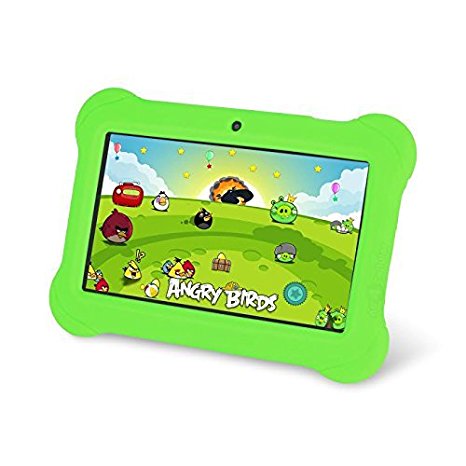 Orbo Jr. 4GB Android 4.4 Wi-Fi Tablet PC w/Beautiful 7" Five-Point Multitouch Display - Special Kids Edition - Green