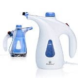 Portable Garment Steamer by Deneve Steamer Handheld Steamer Fabric Steamer Portable Steamer Garment Steamer Portable Garment Steamer Household Steamer with Nearly 1000 Watts of Power Blue