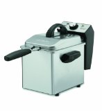 Waring DF55 Professional Mini 1-27-Pound-Capacity Stainless-Steel Deep Fryer