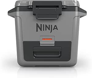 Ninja FB131GY FrostVault 30qt Hard Cooler with Dry Zone, Integrated Fridge-Temp Dry Storage Drawer, Premium Heavy-Duty Insulated Cooler, Keeps Ice for Days, Slate Gray