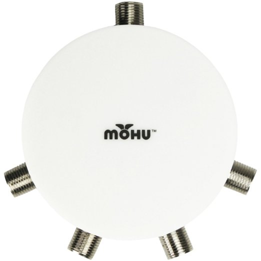 Mohu Jolt 4-Way Distribution TV Antenna Amplifier MH-110597