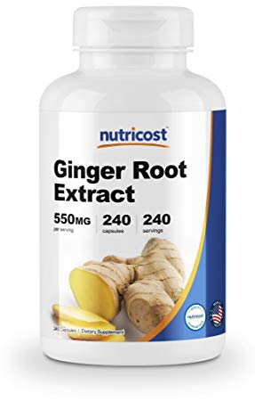 Nutricost Ginger Root Extract 550mg, 240 Capsules