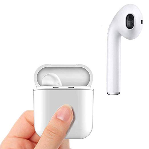 Wireless  Bluetooth Earbuds Bluetooth Headphones with Mic and Charging case for iPhone X 8 7 6 Plu，Samsung Galaxy S7 S6 and Smartphone etc