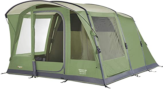 Vango Airbeam Odyssey Air 500 Villa Tent, Epsom Green