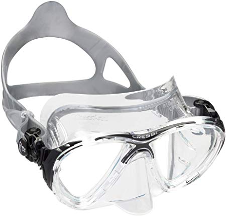 Cressi Adult high-end Scuba Diving mask Made in The Revolutionary Crystal Silicone | Big Eyes Evolution Crystal Made in Italy