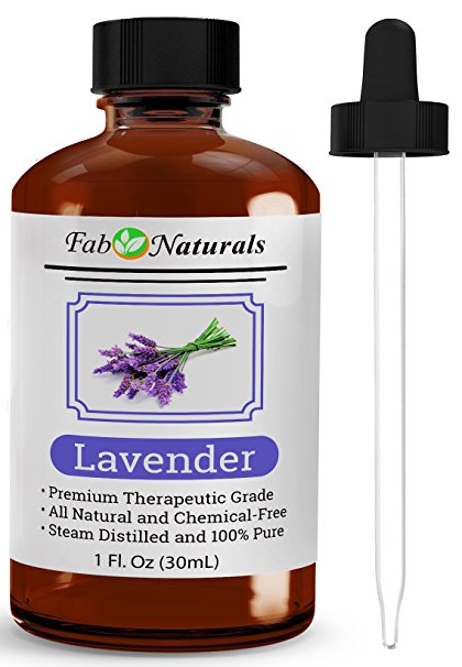 French Lavender Essential Oil, Premium Quality, 100% Pure Lavender oil from France, for Diffuser, 1 Oz - by Fab Naturals