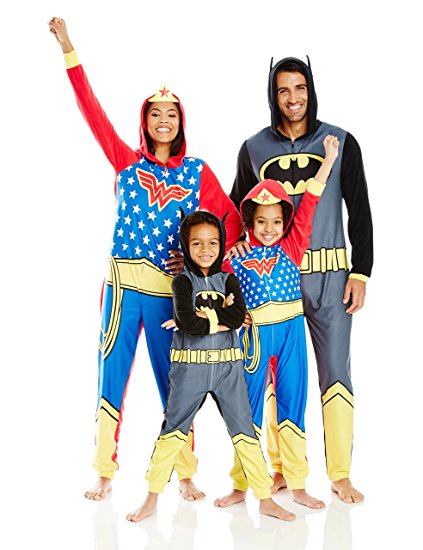 Justice League Family Sleepwear Cosplay Union Suit