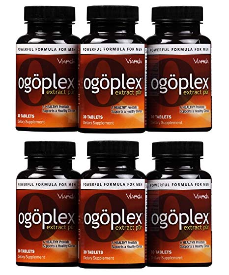 Ogoplex® | Male Prostate & Climax Enhancement Supplement with Graminex® Swedish Flower Pollen, Saw Palmetto, Phytosterols & Lycopene - 180 Tablets
