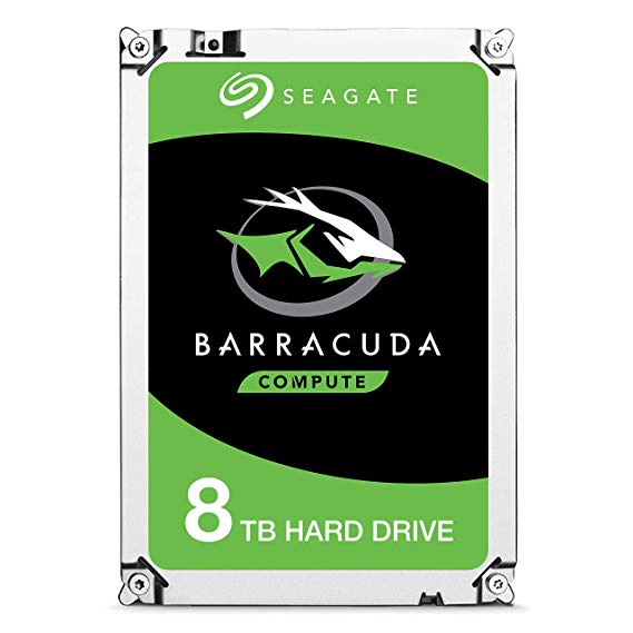 Seagate Barracuda Internal Hard Drive 8TB SATA 6Gb/s 256MB Cache 3.5-Inch - Frustration Free Packaging (ST8000DMZ04)