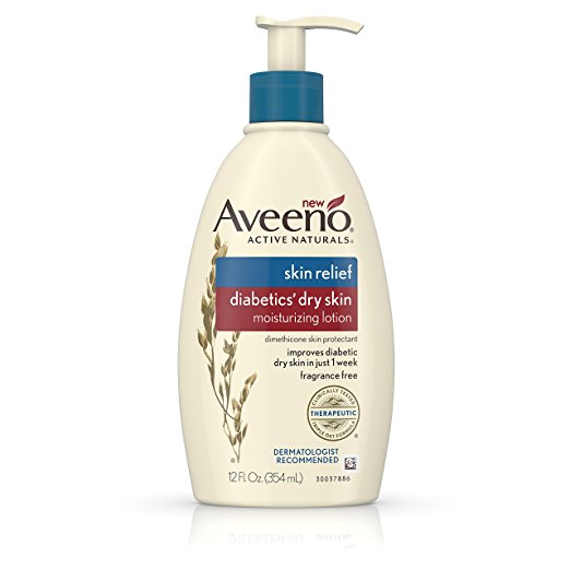 Aveeno Skin Relief Diabetics' Dry Skin Lotion, 12 Fluid Ounce