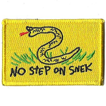 2" x 3" No Step on Snek Meme - Tactical Morale Patch