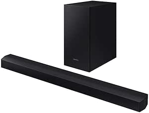 Samsung HW-C43C/ZA 2.1 ch DTS Virtual:X Soundbar 270-Watts w/ Subwoofer, Black (Renewed)