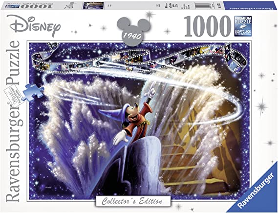 Ravensburger 19675 Disney Fantasia Collector's Edition 1000 Piece Puzzle for Adults, Every Piece is Unique, Softclick Technology Means Pieces Fit Together Perfectly,White