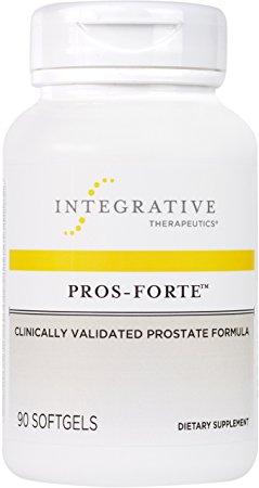 Integrative Therapeutics - Pros-Forte - Clinically Validated Prostate Formula - Contains Saw Palmetto & Stinging Nettle Extract for Prostate Health Support - 90 Softgels