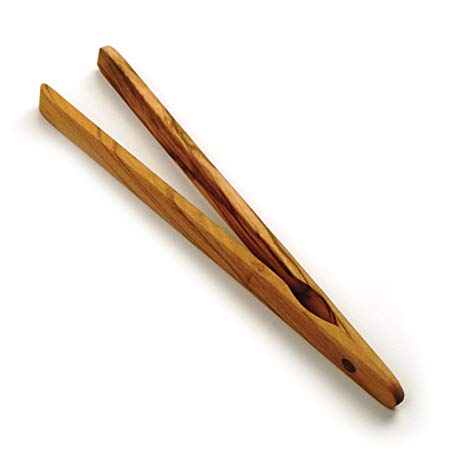 RSVP Olive Wood Toast Tongs (OW-TST)