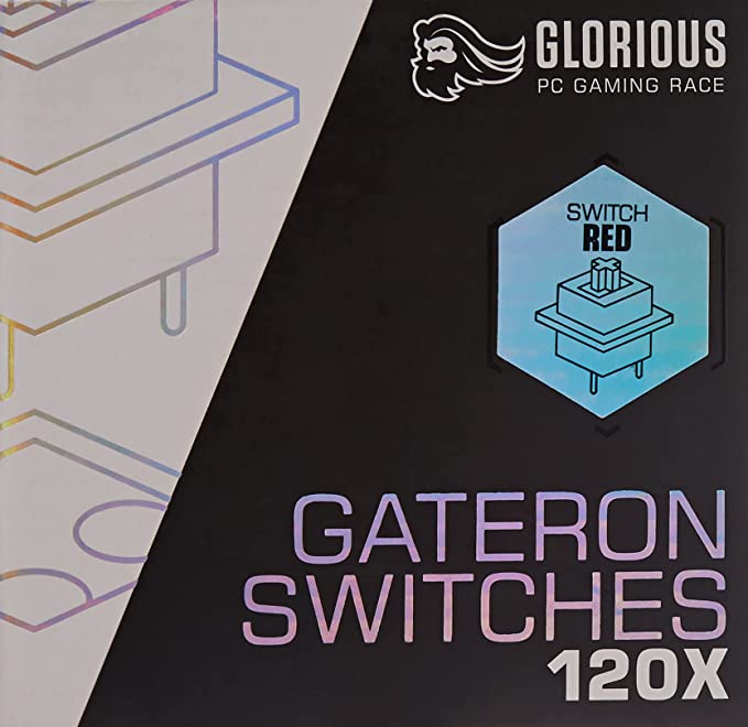 Glorious Gateron, Linear Silent - Red Switches