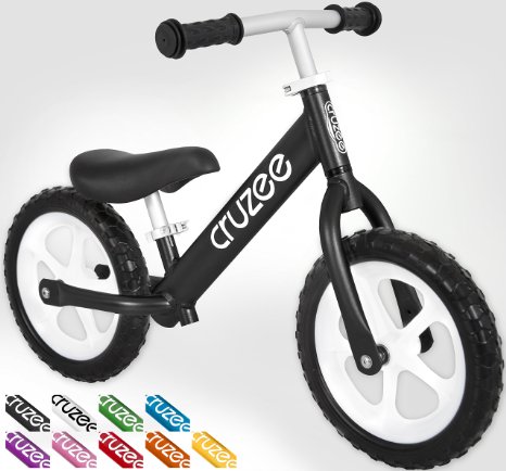 Cruzee UltraLite 42 lbs Balance Bike 12quot For Ages 18 Months to 5 Years