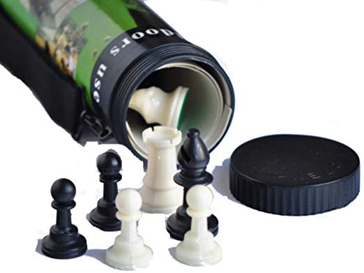 Tournament Vinyl Chess Board (52 cm) and Set with Carrying Plastic Tube