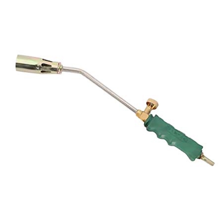 Segolike Green Plastic Grip with Tube Liquefied Gas Blowtorch Piezo Ignition 2 Switch Types - 1-switch, 30mm
