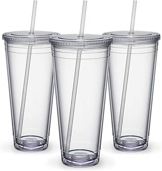 Maars Insulated Travel Tumblers 32 oz. | Double Wall Acrylic | 12 Pack