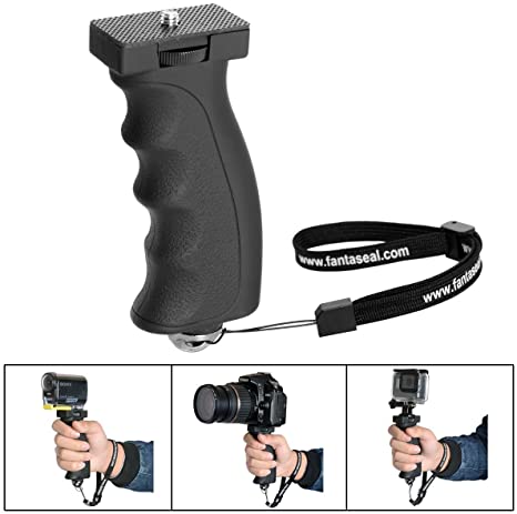 Fantaseal Camera Hand Grip, Ergonomic Handle Selfie Stick Handheld Stabilizer Compatible for Canon Nikon Sony DSLR Camera Camcorder   Compact Camera   Sony Action Camera   Video Lights etc