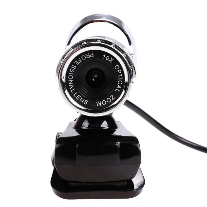Youzee HD Webcam 10X Optical Zoom Web Cam Camera with MIC for PC Laptop