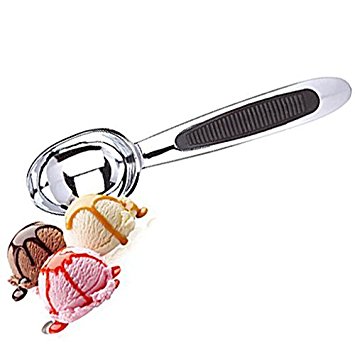 Ice Cream Scoop,Smaier Professional Stainless Steel Ice Cream Spoon