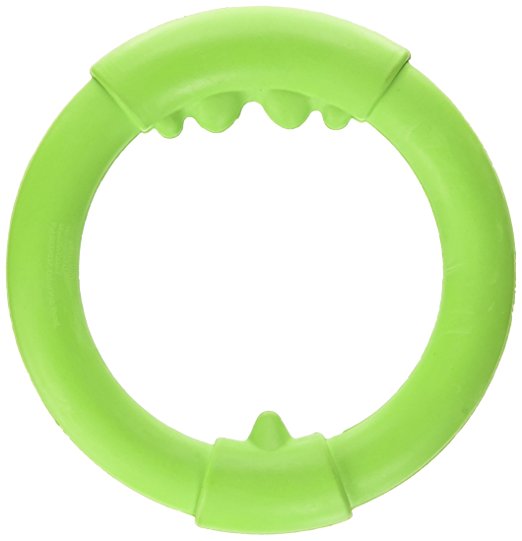 JW Pet Company Big Mouth Ring Single Dog Toy, Large (Colors Vary)