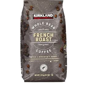 Kirkland Signature French Roast Whole Bean Coffee, 2.5 lbs (1 Pack, French Roast)