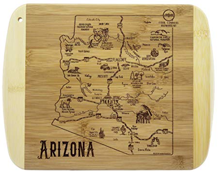 Totally Bamboo A Slice of Life Arizona Bamboo Serving and Cutting Board