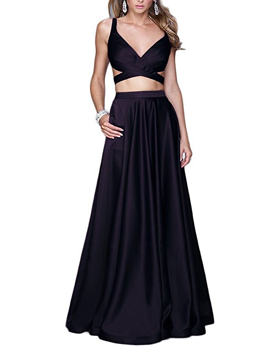 Lisa Women's Two Piece Prom Dresses Formal Evening Gowns LS029