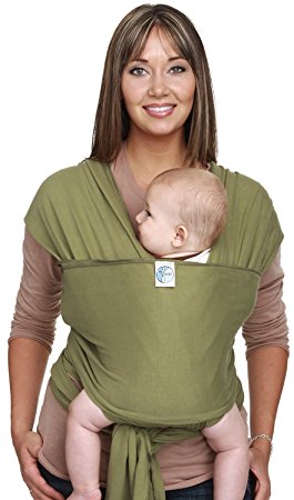 Moby Wrap Cotton Baby Carrier, Olive