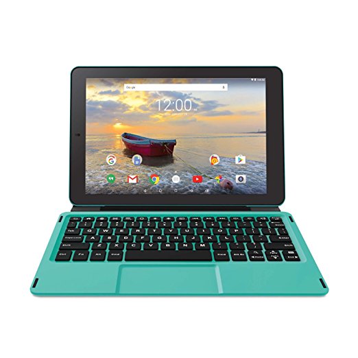 RCA 10" Viking Pro10 32G Android 6.0 IPS 1280 x 800 Display Folio Keyboard (TEAL)