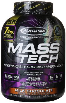 MuscleTech Mass Tech Scientifically Superior Weight Gain Formula Milk Chocolate 705 lbs 320kg